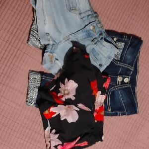 Lucky Brand Kids Casual Shorts - Light Blue, Dark Blue, Floral